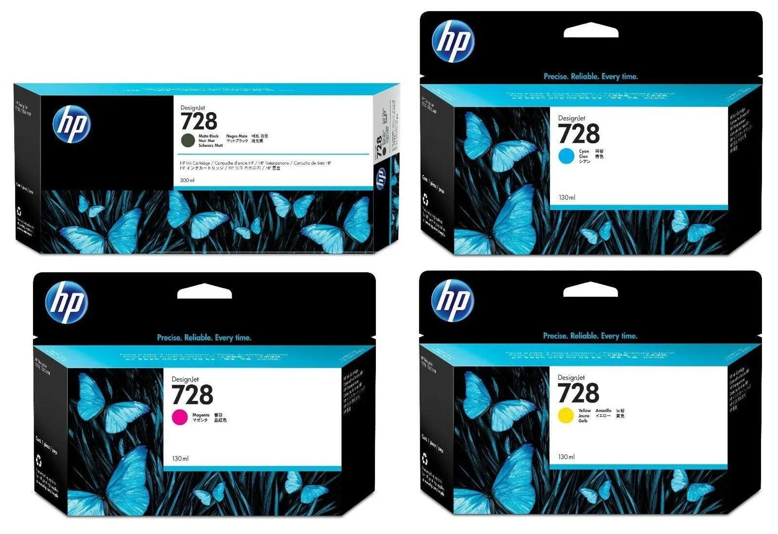 HP 728 Plotter Ink Cartridge for HP Designjet T730 and Designjet T830 MFP - eBuy UAE